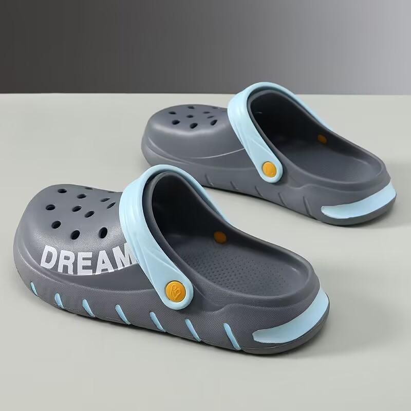 

мужские новые нескользящие ins прилив платформа медсестра пляжная сумка голова крутые тапочки женские летние 45