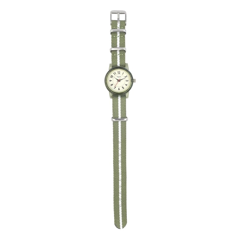 Follow Fragola Clear Case Nylon Band Watch GR N01525S-1