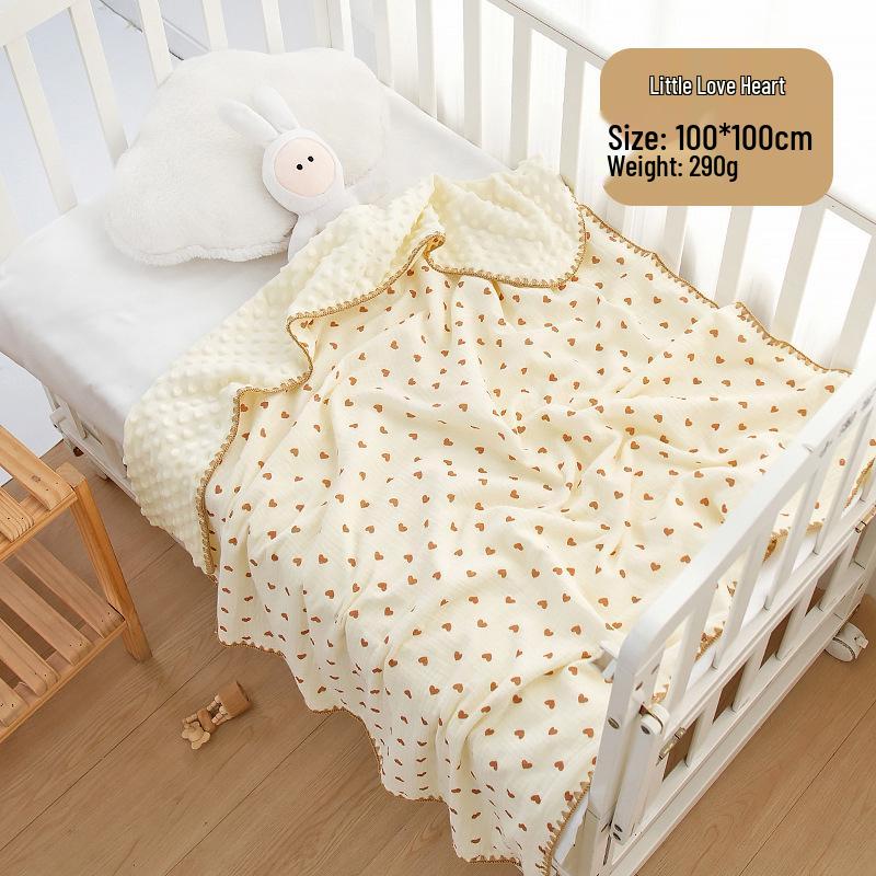 Four Seasons Newborn Baby Blanket - Gauze Quilt for Kindergarten