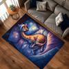Sleeping Giraffe Cartoon Carpet for Living Room Bedroom Bedside Floor Mat Cloakroom Kids Activity Area Rugs Luxury Gifts