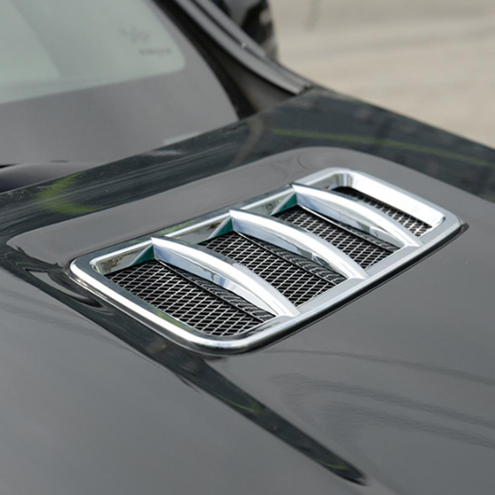 2 szt. Przednia maska silnika Kratka wlotu powietrza Osłona dla Mercedes-Benz W166 X166 GLE GL ML Akcesoria Potrójne chromowane wykończenia