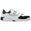 Emporio Armani EA7 Perforated Round Toe Lace-Up Logo Print Low-Top Sneakers Unisex Sneakers White Black X8X187XK402C695