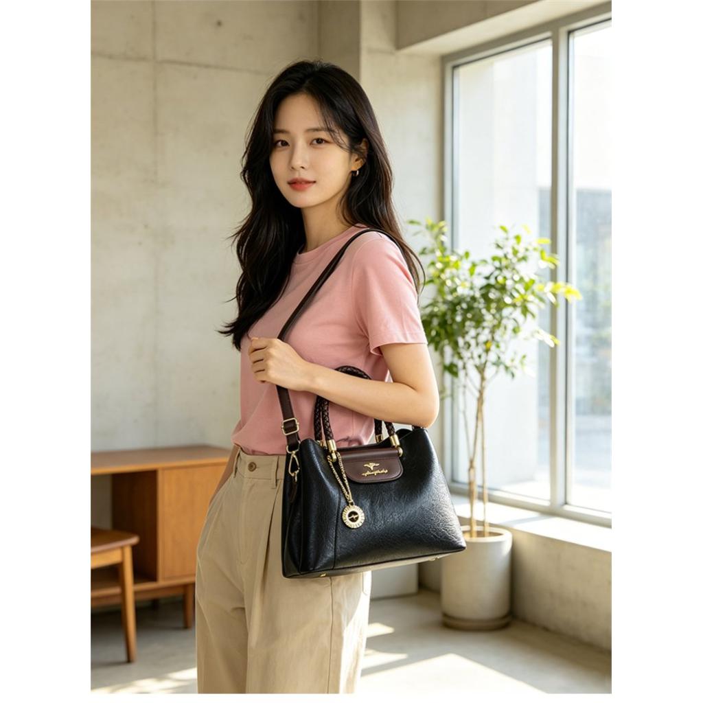 Handbag Women Faux Leather Adjustable Strap Daily Commute