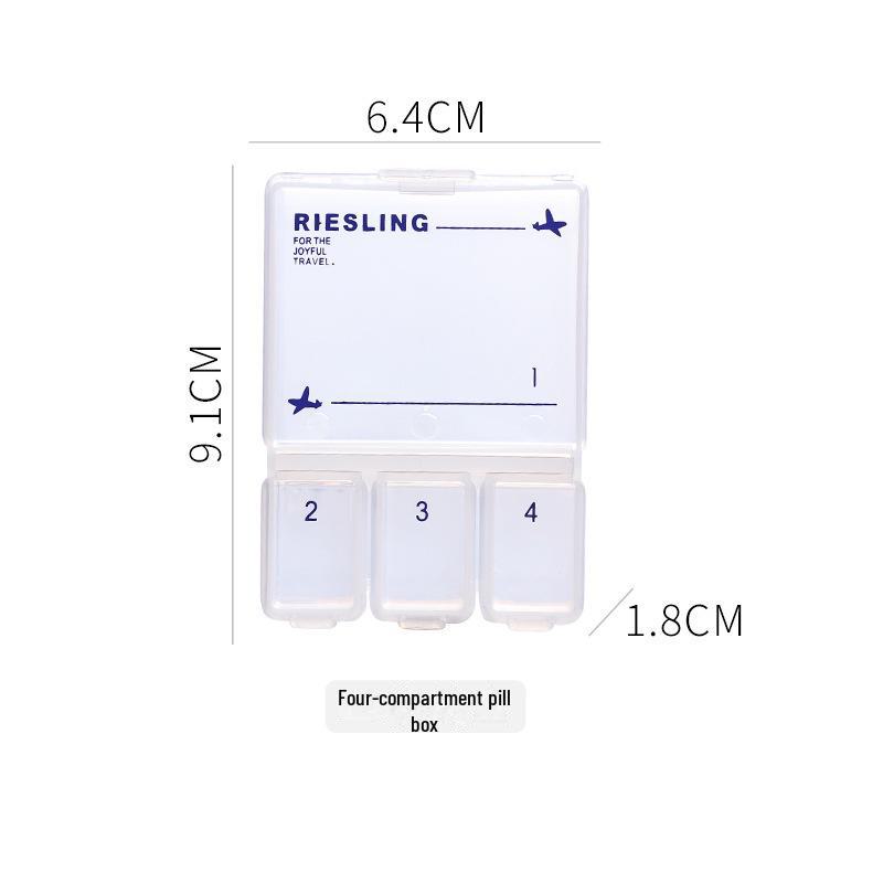 

Мини-8-секционная прозрачная аптечка – портативный и удобный органайзер для таблеток для пожилых людей