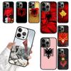 Albanische Flagge Adler Handyhülle für iPhone 17 Air Plus Max Hülle für iPhone 17 Air 16 15 14 13 12 Pro Max