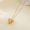 Vintage Heart Locket Necklace With Engraved Floral Designs Adjustable Chain Photo Pendant Jewelry Accessory for Women