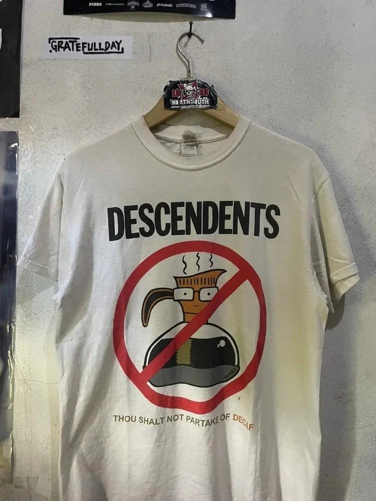 Descendents Punk Rock Band T shirt Basic Style White tee Men Women S5XL Unisex T-Shirt L