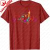Colorful Watercolor Zebra Streetwear Fashion Artistic Animal Style Casual Comfortable Male Tee TopUnisex and Women Matching TShirt
