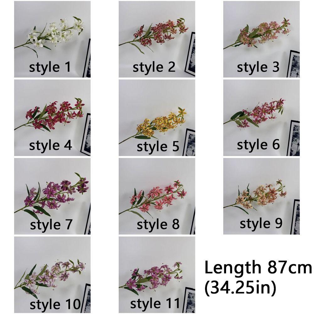 Realistic Artificial Flower Branch Green Plants Simulation Silk Flower Wedding Decor