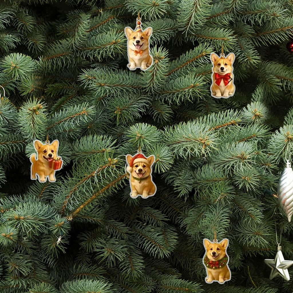 2D Düz Akrilik Gizem Kutusu 24 adet Kolye Uçak Kutusu ile Komik Noel Geri Sayım Takvimi