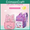 Unicorn Cartoon Printed Backpack Nylon Construction Suitable For Children Daily