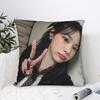 Kpop Style Girl Minji Bunnies Art Pillowcases Cute Funny Pillow Case For Living Room Sofa Graphic Pillow Cover