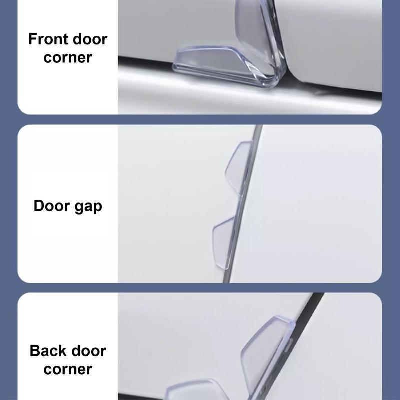 Anti-collision Car Door Stickers Auto Door Anti-collision Sticker Car Door Bumper Anti-scratch Sticker Self-adhesive Clear