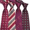 Rael Tie 8Cm Burgundy Tie Men'S, Dress Business Groom Wedding Tie