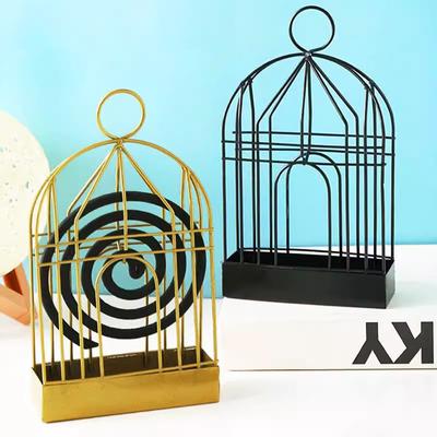 Bird Cage Mosquito Coil Stand Household Mosquito Coil Cage Portable Mosquito Coil Box Can Be Hung Metal Metal Mosquito Coil Tray