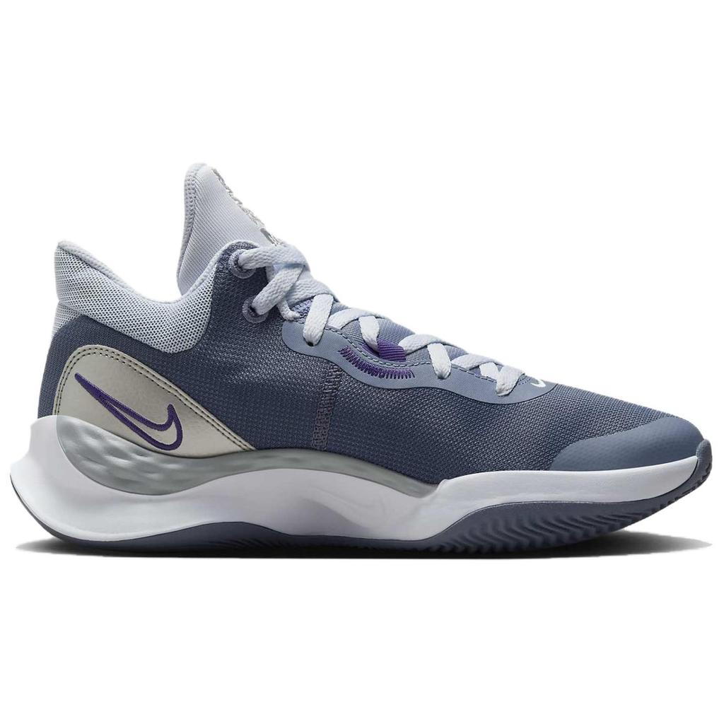 Nike Renew Elevate 3 Kényelmes Sokoldalú Ütéscsillapítás Csúszásmentes Alacsony Szárú Női Kosárlabda Cipő Kék DD9304-010