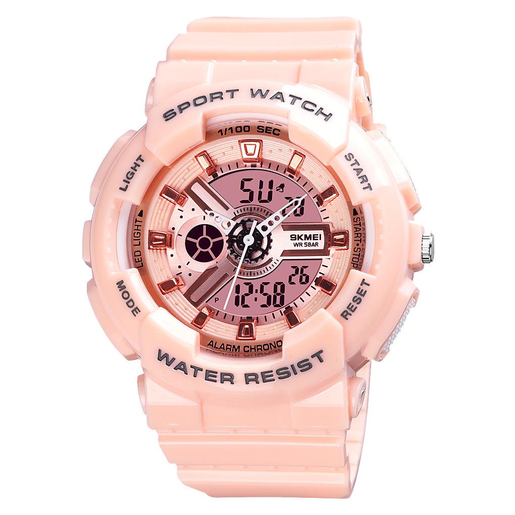 

Чоловічі багатофункціональні спортивні студентські годинники Moment красива жінка, водонепроникні електронні годинники, що світяться