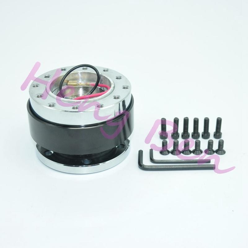 Universal Steering Wheel Snap Off Quick Release Hub Adapter Boss kit 8 colors available