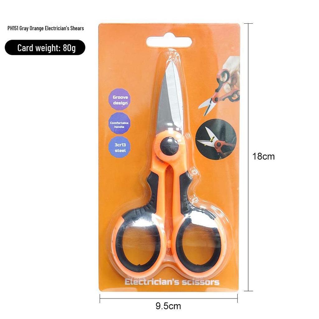 Professional Fishing Scissors - Serrated Stainless Steel Multi-functional Braided Line Cutter