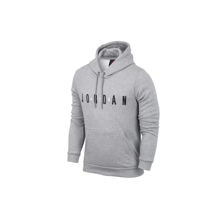 Jordan Sweatshirts Men's Gray Hooded Moderate Regular CJ9666-063