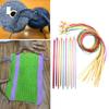 23 ks háčků na tuniské háčkování s provázkem 2,0-8,0 mm Pletací jehlice Háčky na afghánské háčkování Pletací nástroj na svetr
