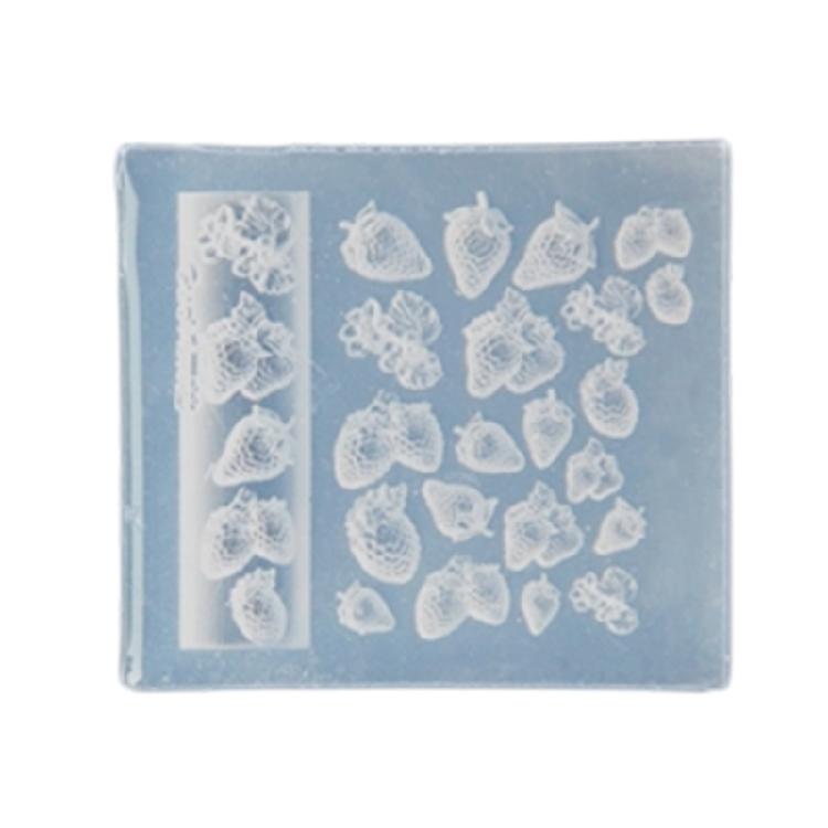 Silicone Nail Art Mold Accessory Molds Food Theme 3D Nail Decorative Mold Silicone Texture Great for Various Nail Types