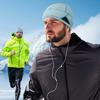 WRELS Fashion Winter Soft Polar Beanie Hat Thermal Fleece Lined Sports Hat Unisex Outdoor Windproof Sweat Absorbing Sports Hat