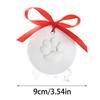Clay Keepsake Dog Pawprint Ornament Kit Air-Dry Hand & Footprint Kit Decoration For Cats And Dogs Footprint Memorial Impression