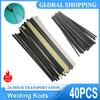40PCS PP 20/200MM Plastic Welding Rods Bumper Repair Welding Supplies Welding Tools Black/white Repair Car Bumper Kayak