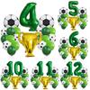 Shade Football Trophy Aluminum Film Birthday Balloon Set Competition Boy Birthday Photo Props Scene Decorative Supplies