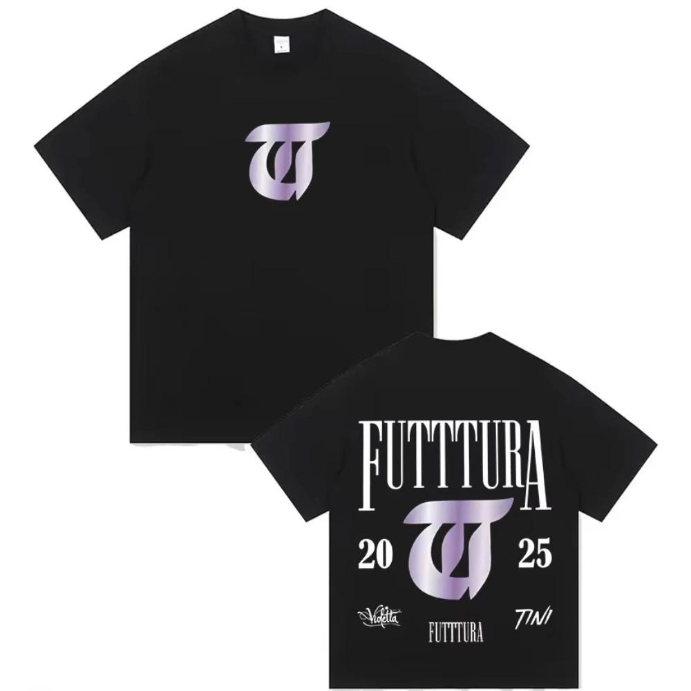 

TINI STOESSEL Futtura Tour Album Merch T-shirt Men Women Pop Music Cotton T Shirts Vintage Oversized Short Sleeve S