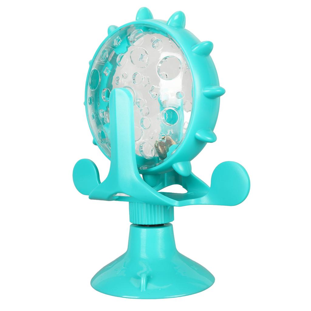 Kočka Pomalý Krmič Kulatý Tvar Větrného Mlýna Pet Pomalé Jídlo Pamlsek Hračka Dávkovač Pamlsků na Jídlo Hračka pro Kočky a