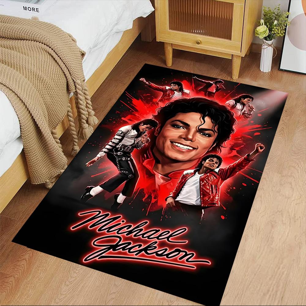 Michael Jackson Legend Carpet Suitable for Dormitory Outdoor Dining Room Study Room Anti-slip Rug Decorate Offices Wedding Party Gift