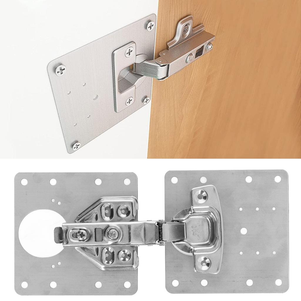 💰Kaufe Hinge Repair Plate Kit Stainless Steel for Kitchen Door