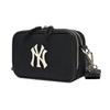 New MLB New York Yankees Nylon Fabric Combo Bag, Camera Bag, Shoulder Bag, Crossbody Bag Regular Unisex Black 3ACRS011N-50BKS