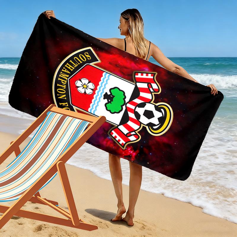 Southampton Print Strandtuch, Großes Weiches Schnelltrocknendes Handtuch für Strand Camping Schwimmen