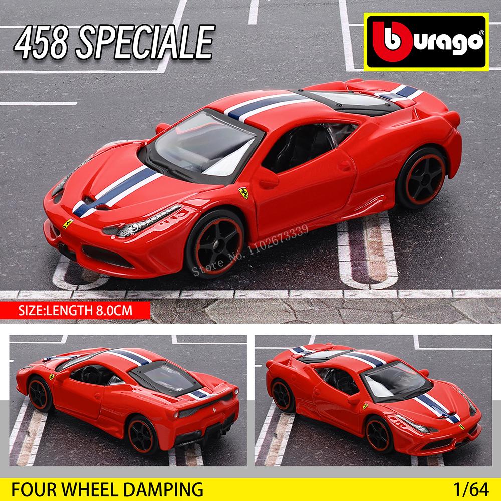 ABAQ1 Bburago 1:64 genuine Ferrari SF90 SP1 458 ENZO F40 F12TDF SF90 car model series children's Christmas boy gift toys