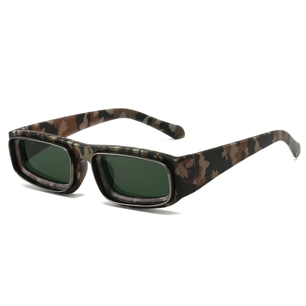 Trendy Y2K Small Sunglasses Colorful Fashion Leopard Shades Retro UV400 Sun Glasses for Women & Men