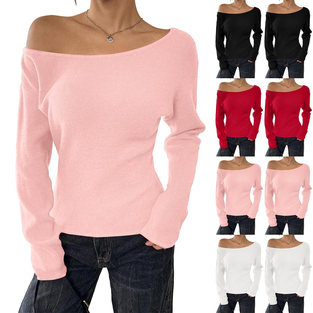 Women's Fashionable Long Sleeve Elegant Commuting And Casual Top