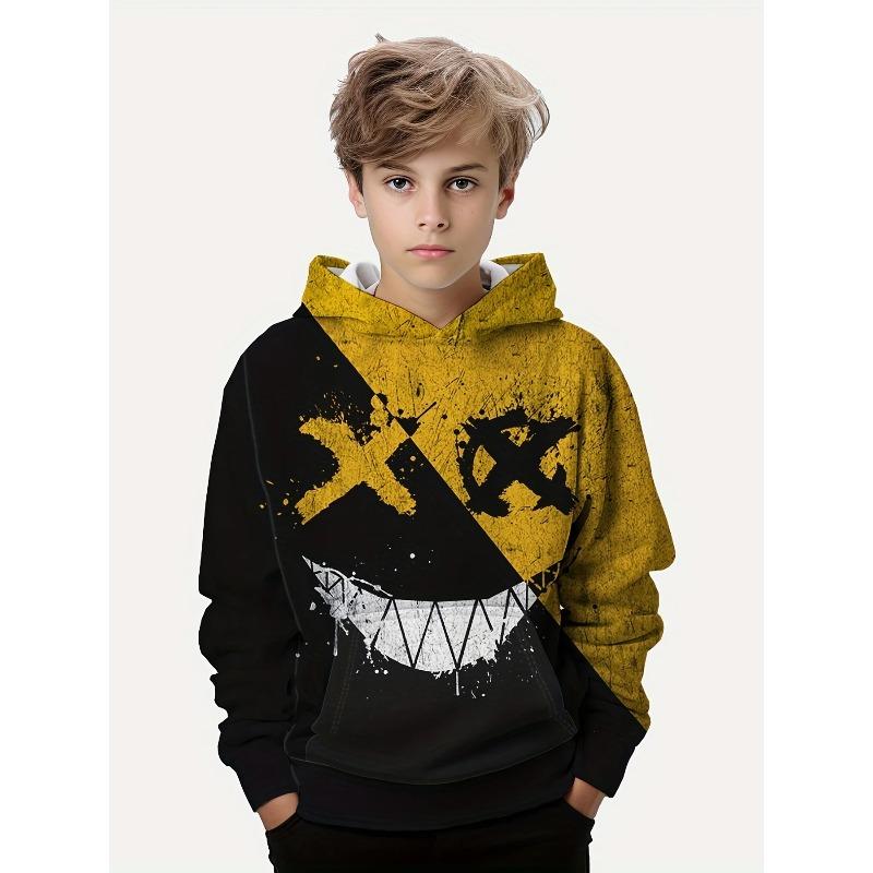 Casual Comfortable Sweatshirts Fashionable Children's Clothing Printed Hoodies Sweatshirts Boys