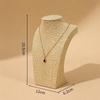 Human Shape Necklace Display Stand Velvet Cloth Ornament Holder Jewelry Show Rack  Home Showcase