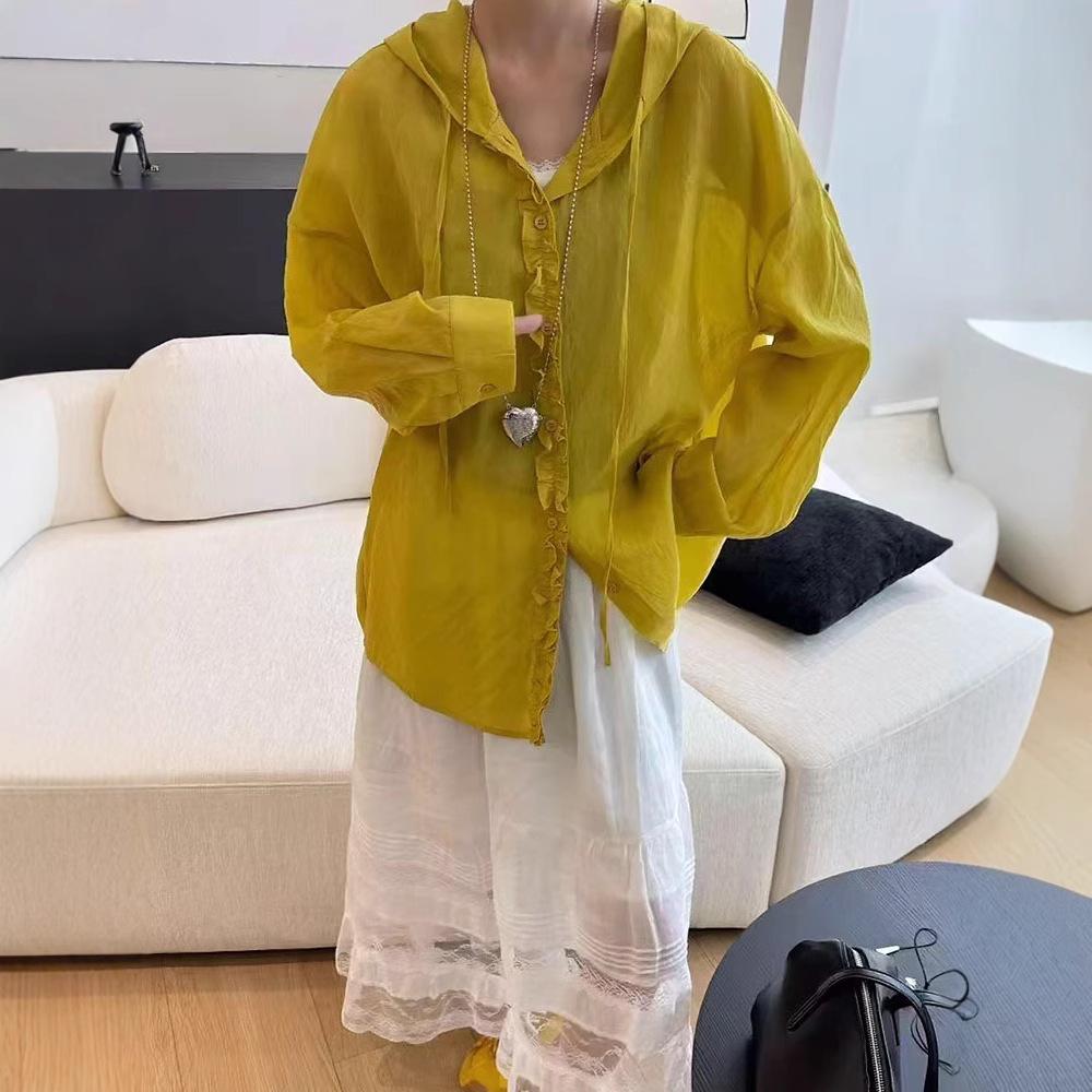 Women's Lightweight Hooded Sunscreen Jacket - Summer 2025