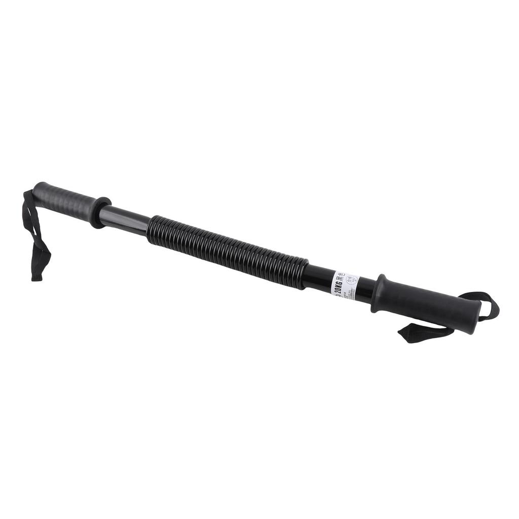 20Kg Spring Bar Exerciser Black High Strength Reliable Sturdy Versatile Power Spring Arm Bar for Fitness