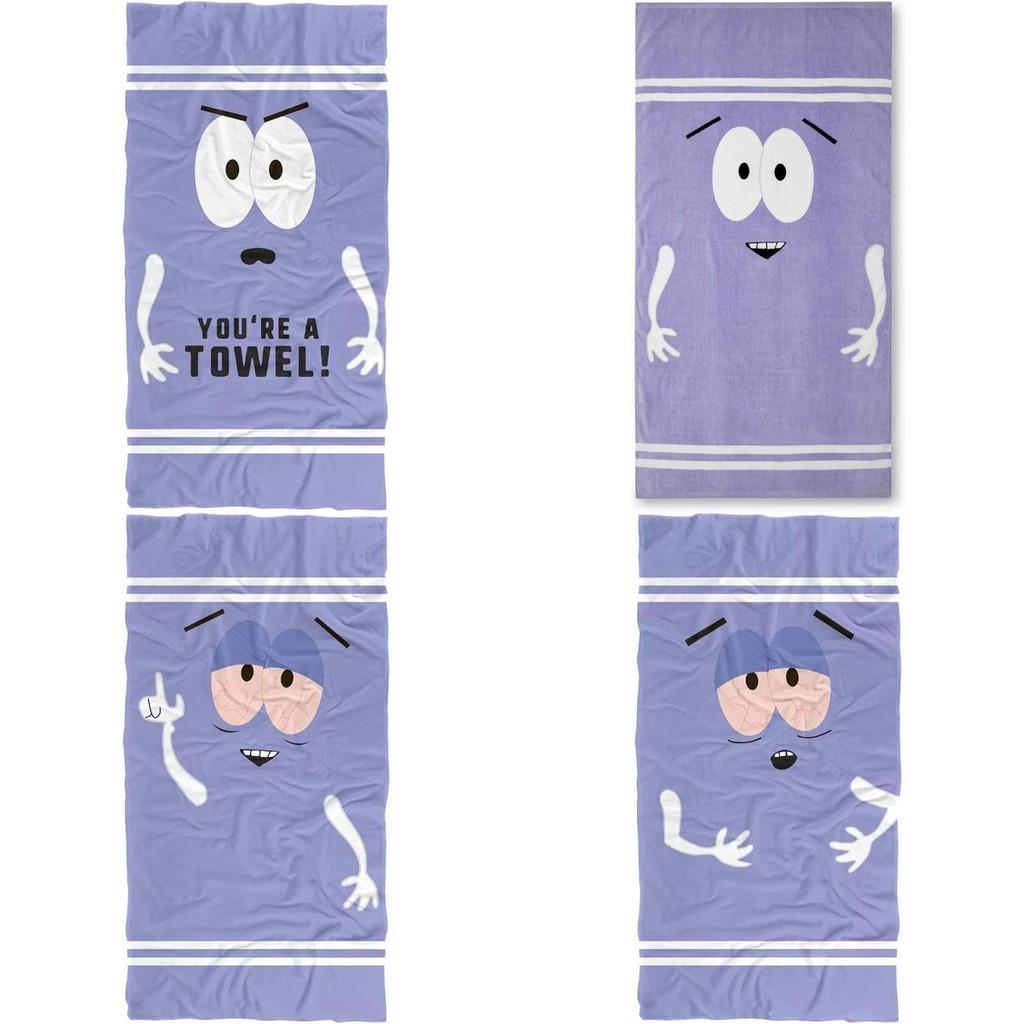 South Park Motiv Cartoon Handtuch Super Saugfähig Schnell Trocknend Für Kinder Strand