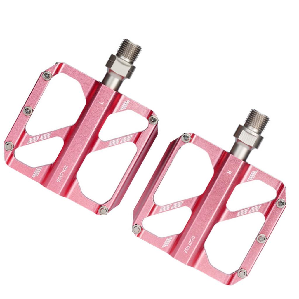 Bike Pedals Lightweight Triple Bearing Non-Slip Pins for Mountain Road Bikes