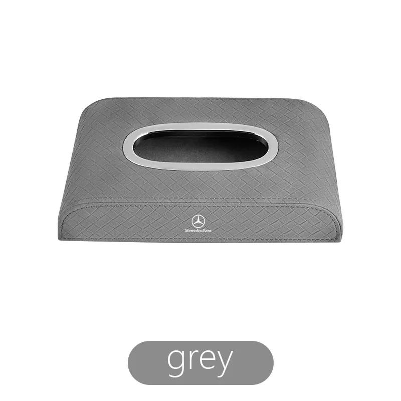 GLC GLB Auto Taschentuchbox Leder Serviettenpapier Aufbewahrungs-Organizer Für Mercedes Benz AMG W206 W204 W205 W212 W213 W221 W222 W223 W2