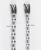 Sheen666 Crossbone Ball Chain Silver Bracelet 8Mm