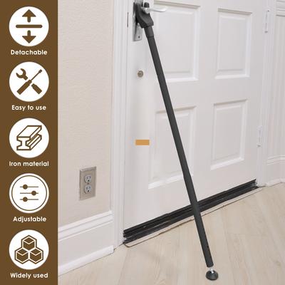 Sliding Door Lock Bar 44-55 Inch Adjustable Door Security Bar Removable Door Stopper Security Patio Door Bar Glass Door Jammer