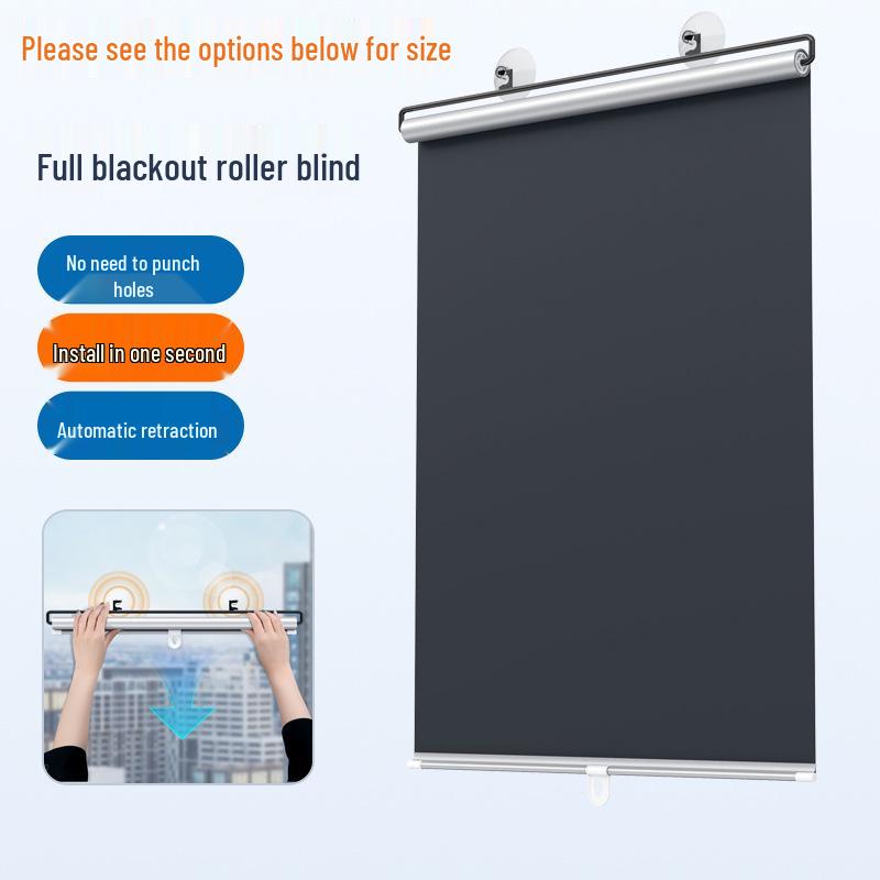 Retractable Suction Cup Car Sunshade & Home Window Roller Blinds