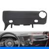 Right Dash Cover for Jeep Wrangler JK Co-Pilot Dashboard Panel Replacement Matte Black Interior Accent Trim